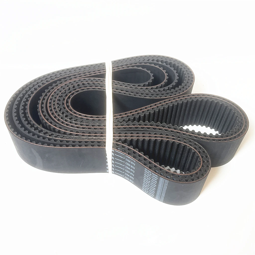 PowerGrip 2264-8YU 283 Zähne Bogenzahn-Zahnriemen für 3D-Drucker, Graviermaschine, CNC-Drehmaschine, Roboter-Spindelgenerator-Antriebsriemen – Detail 4