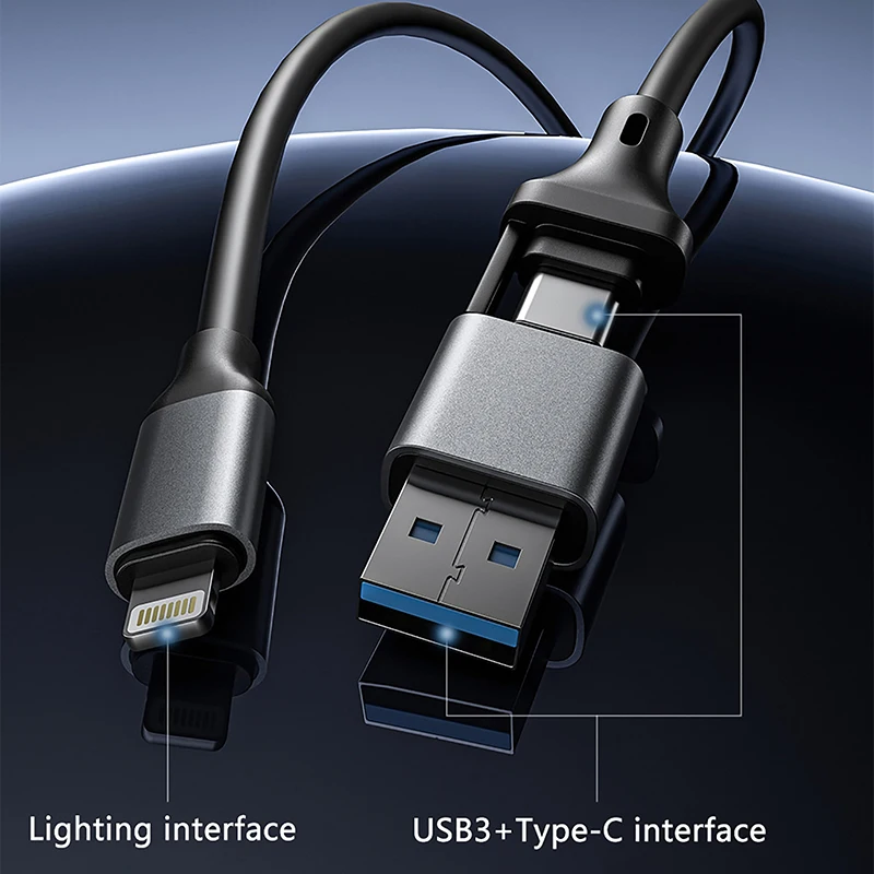 2in1 XD MS قارئ بطاقات الذاكرة USB + Type-C محول لأجهزة الكمبيوتر المحمول الكمبيوتر اللوحي الهاتف لباد USB-C محول للبرق