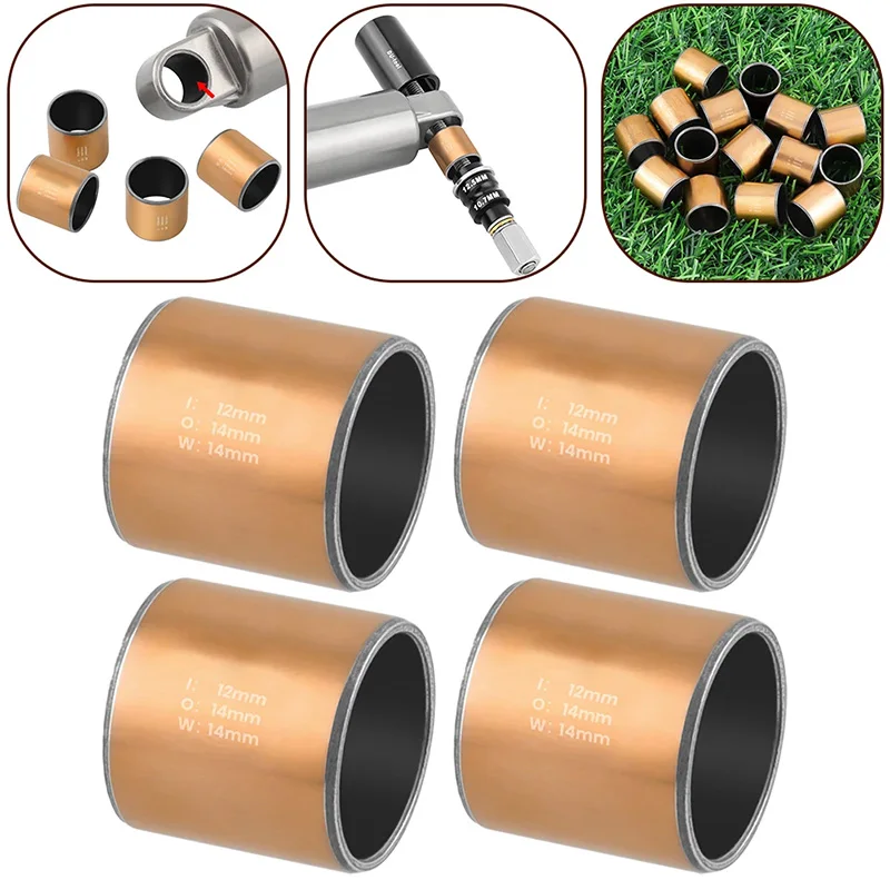 10PCS Inner 10 11 12 13 SF-1 Oil-free Bushing  Self-lubricating Copper Bushing Guide Bushing LFB Composite Bearing