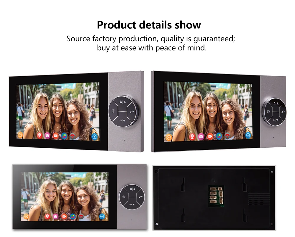 1080P Smart WiFi Video Türklingel Video intercom System Tuya Smart Tür Telefon AHD Touch Key Monitor Tür Handy kits