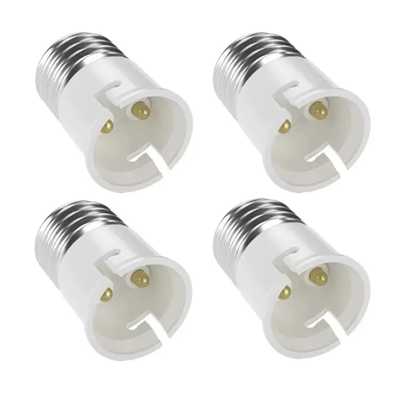 Bulb Base E27 To B22 Lamp Socket Converter 10PCS LED Light Socket Extension Adapter Spliter Holder-AT36