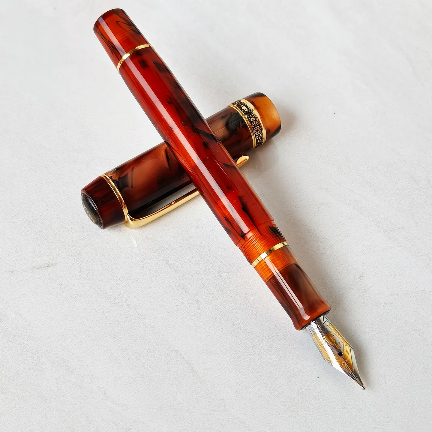 

Kaigelu 316 Fountain Pen, Fine Point EF F M, Screw Cap, Calligraphy Practice, Sakura, Aest