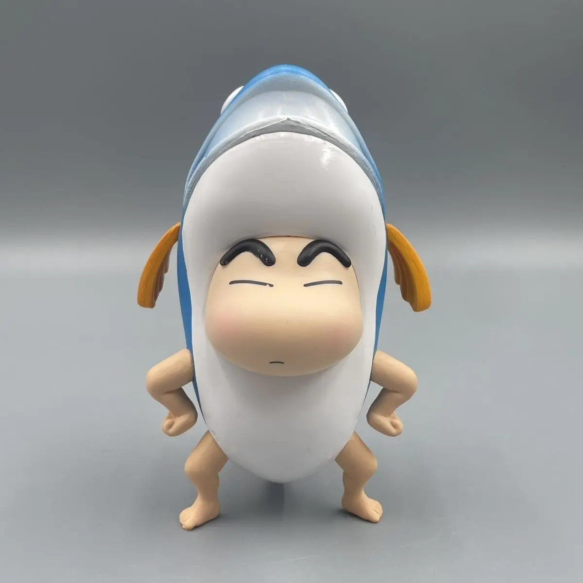 Crayon Shin-chan Q-version figurine for car dashboard screen, toy ocean shark Shin-chan desktop decoration fun toy birthday gift view 3