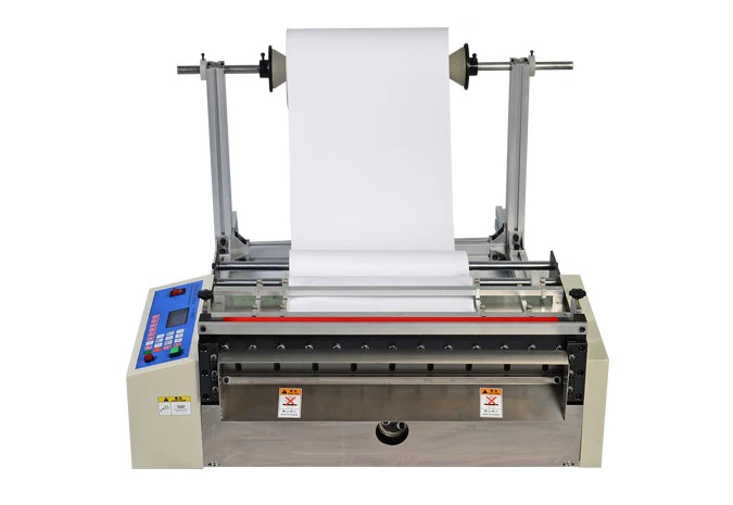 Automatic Electric Fabric Label A4 Paper Roll Slitter Cutter