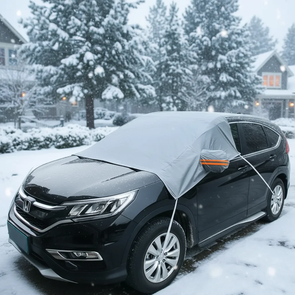 

Universal Car Front Windshield Snow Cover Sunshade Protector For All Seasons