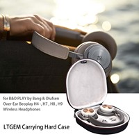 LTGEM EVA Storage Travel Carrying Case For B&O PLAY by Bang&Olufsen Over-Ear Beoplay H4 Wireless Headphones