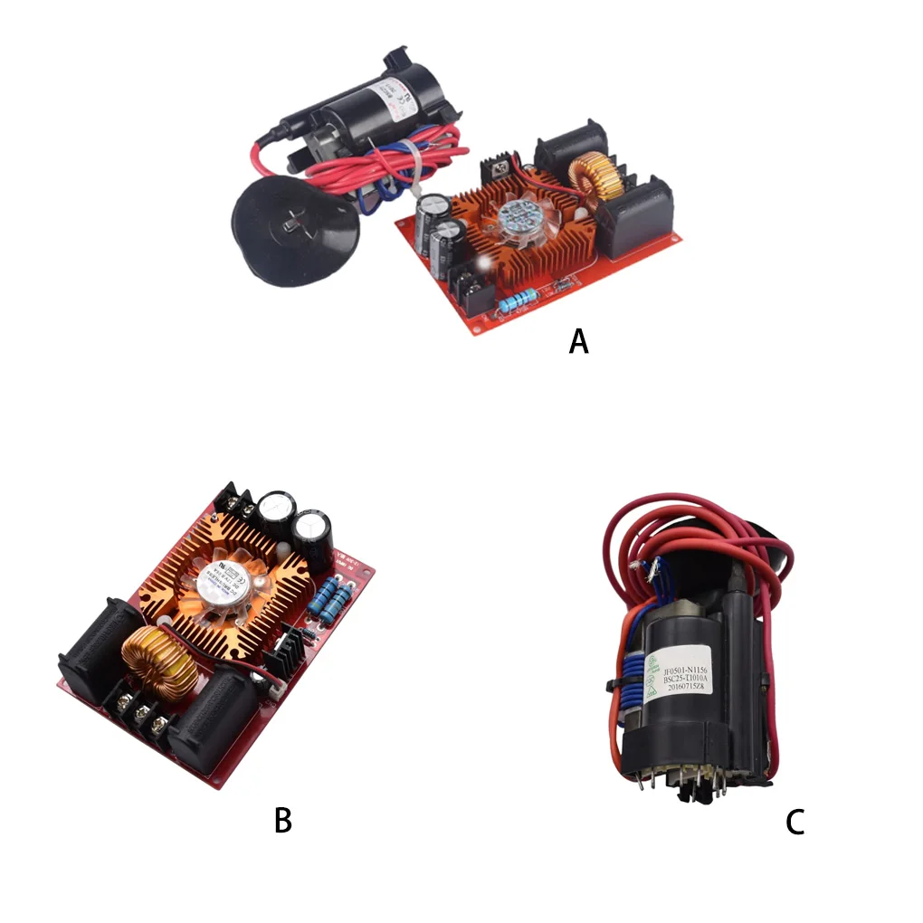 250W 12-30V ZVS Flyback Driver Module Ignition Coil Induction Heating Power Supply Board Tool Kit Generator Board