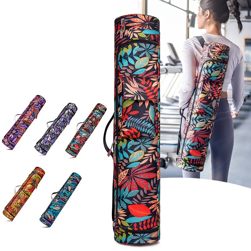 Print Yoga Tas Yoga Mat Tas Mannen Vrouwen Sport Mat Tas Pilates Mat Rugzak Fitness Dans Gym Mat Hoes Sport Rugzak Hot Sale