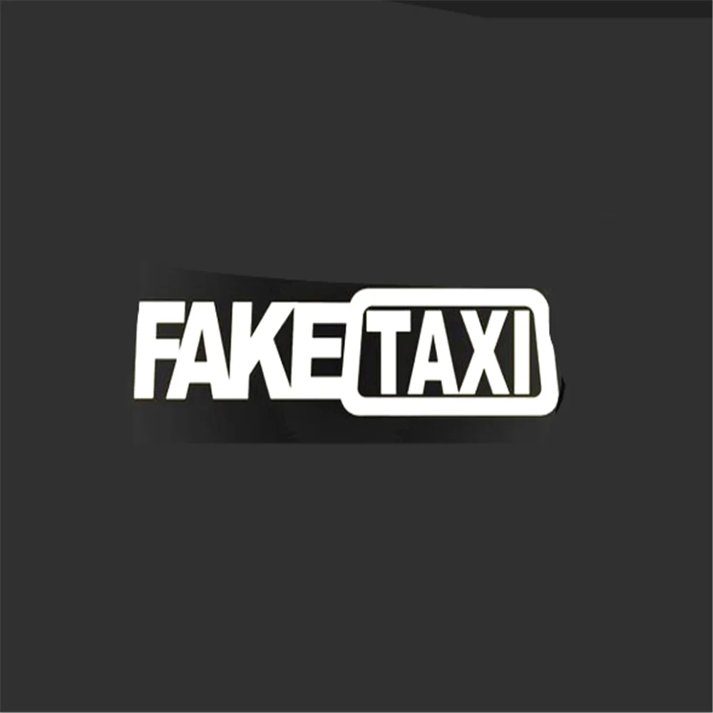 Car Sticker FAKE TAXI Reflective for Toyota wish mark x supra gt86 4runner avensis Camry RAV4 Prado Corolla YARIS