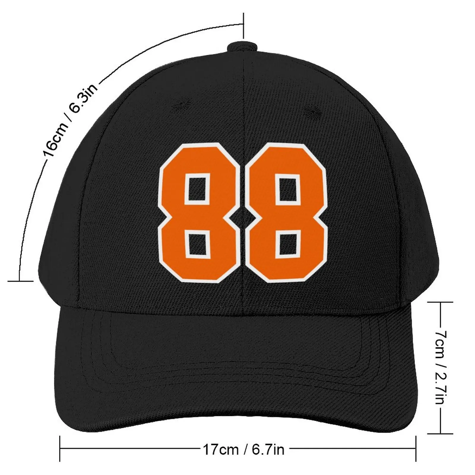 Eighty-Eight Sports College Number 88 Baseball Cap Vintage tea hats Hat Beach Luxury Man Hat Golf Hat Baseball Cap Men Women's