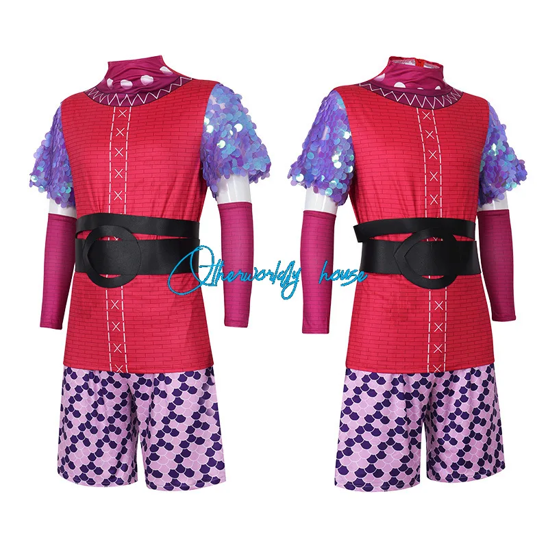 Anime Nimona Cosplay Costume Monster Girl Cosplay Costume KidsTop Pants Uniform Halloween Carnival Party Costume Disguise