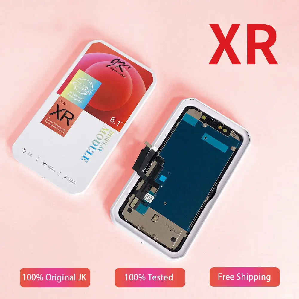 JK Display For iPhone X LCD Xs XR 11 12 13 LCD Display Touch Screen Digitizer Assembly No Dead Pixel Replacement Parts TRUE TONE