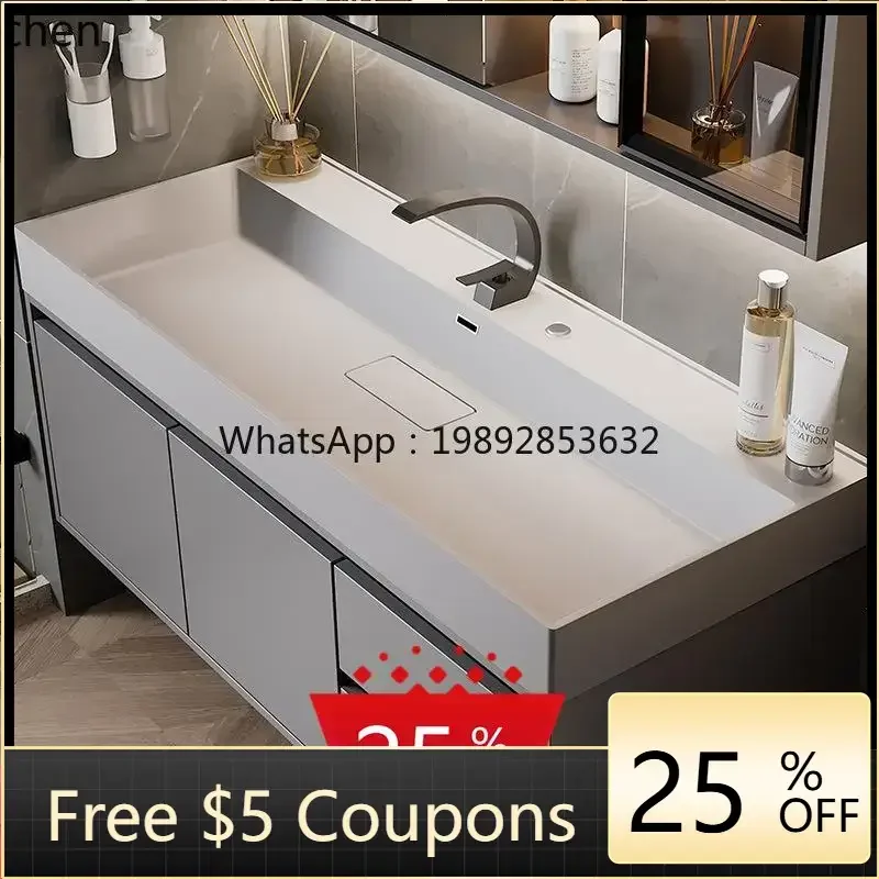 

bathroom cabinet mirror cabinet set modern simple bathroom face wash basin cabinet combination
