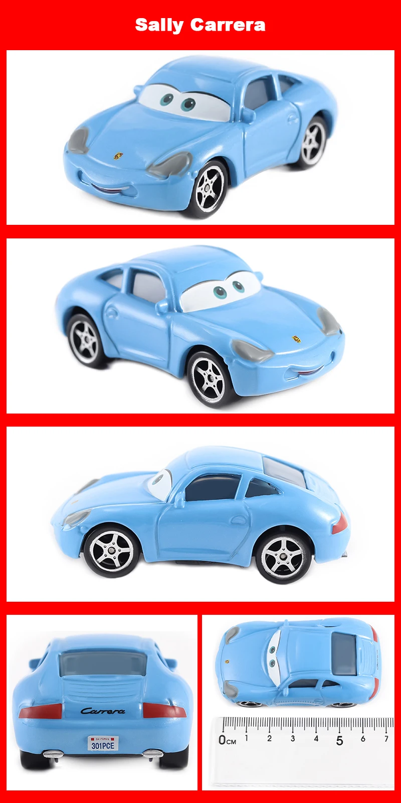 Pixar Racing 3 Lightning McQueen Jackson Storm Saligidor Weiße Polizei Druckguss-Metall 1:55 Legierung Modellautos Geschenke – Detail 37