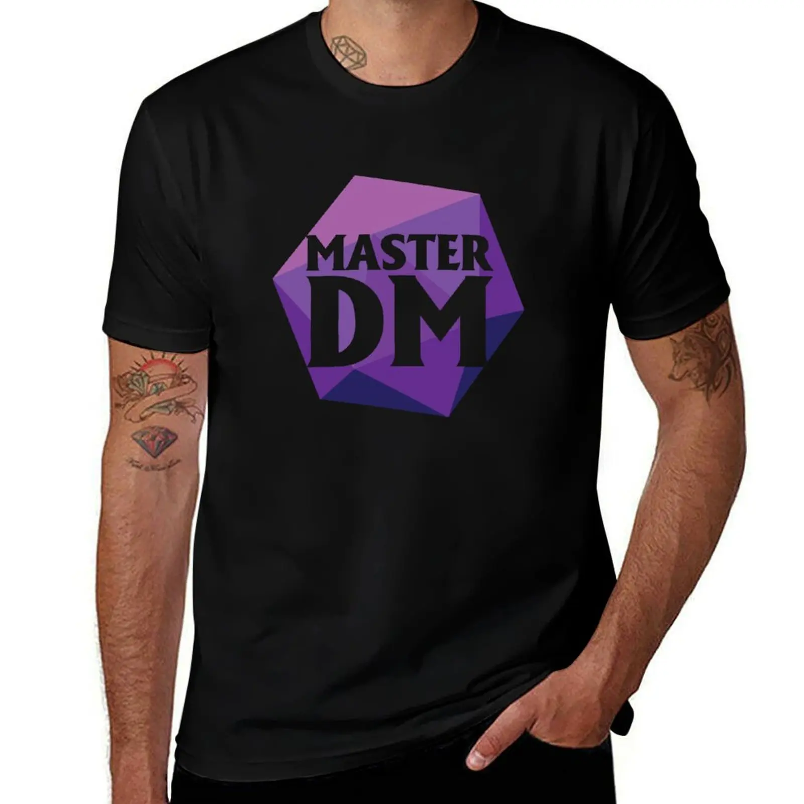 MDM - Camiseta con letras estampadas, ropa deportiva para hombre, camiseta.