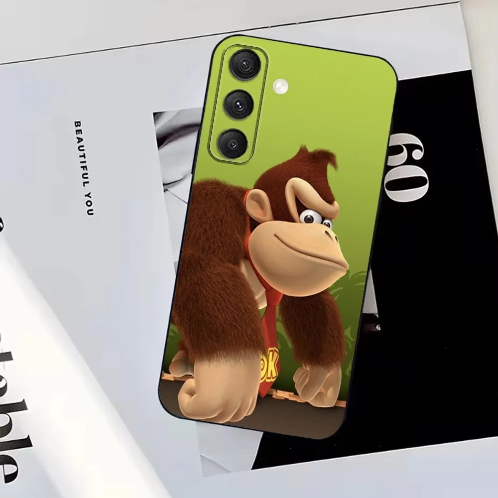 Etui na telefon D-Donkey kong do Samsung S25, S24, S23, S22, S21, S20, S10, Ultra, Plus, Lite, FE, miękki silikonowy czarny pokrowiec