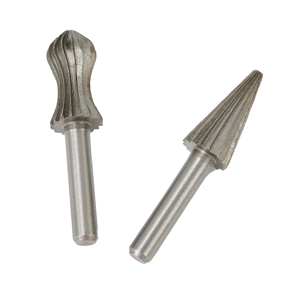 

Milling Cutter Turning Cutters Shank Diameter 6mm End Mills Round Shank 55mm 6-piece 6mm Carbide Burrs Carbide