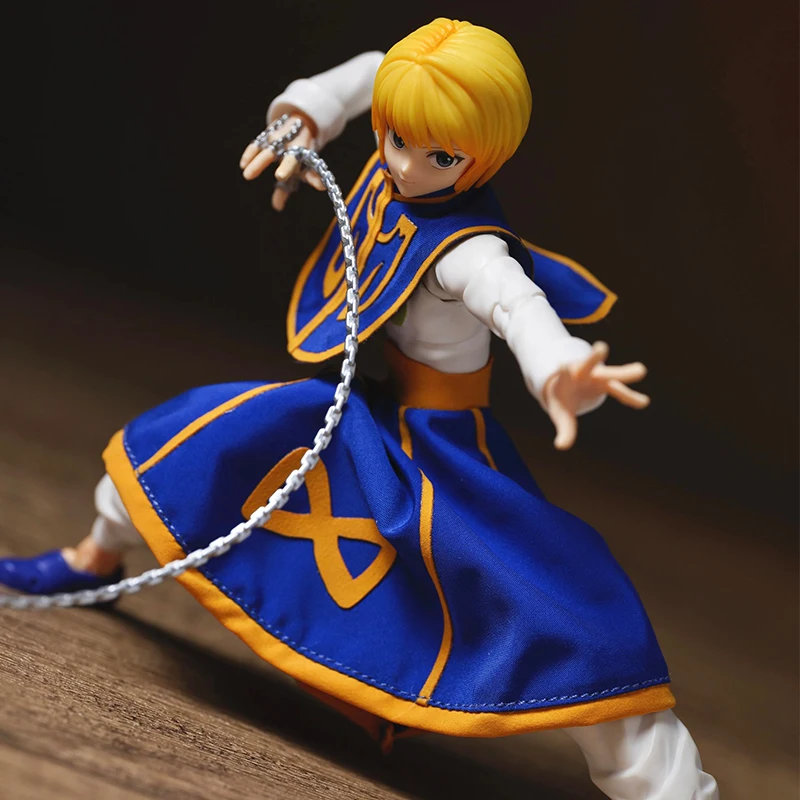 

HUNTER×HUNTER SHF Curarpikt Cloth Clothes Skirt Hem Anime Action Figurine Toys Accessories Built In Iron Wire Boy Gift