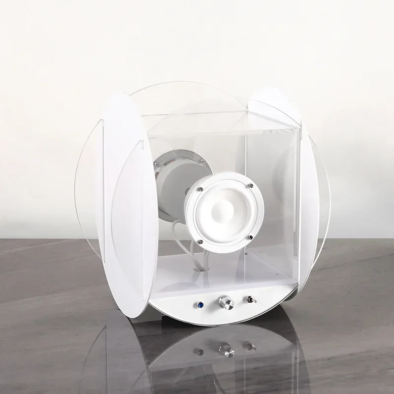 صوت شفاف إسكندنافي، إكسسوارات منزلية إبداعية، مضخم صوت بسيط من الأكريليك بتصميم كلاسيكي مزود بتقنية البلوتوث #4