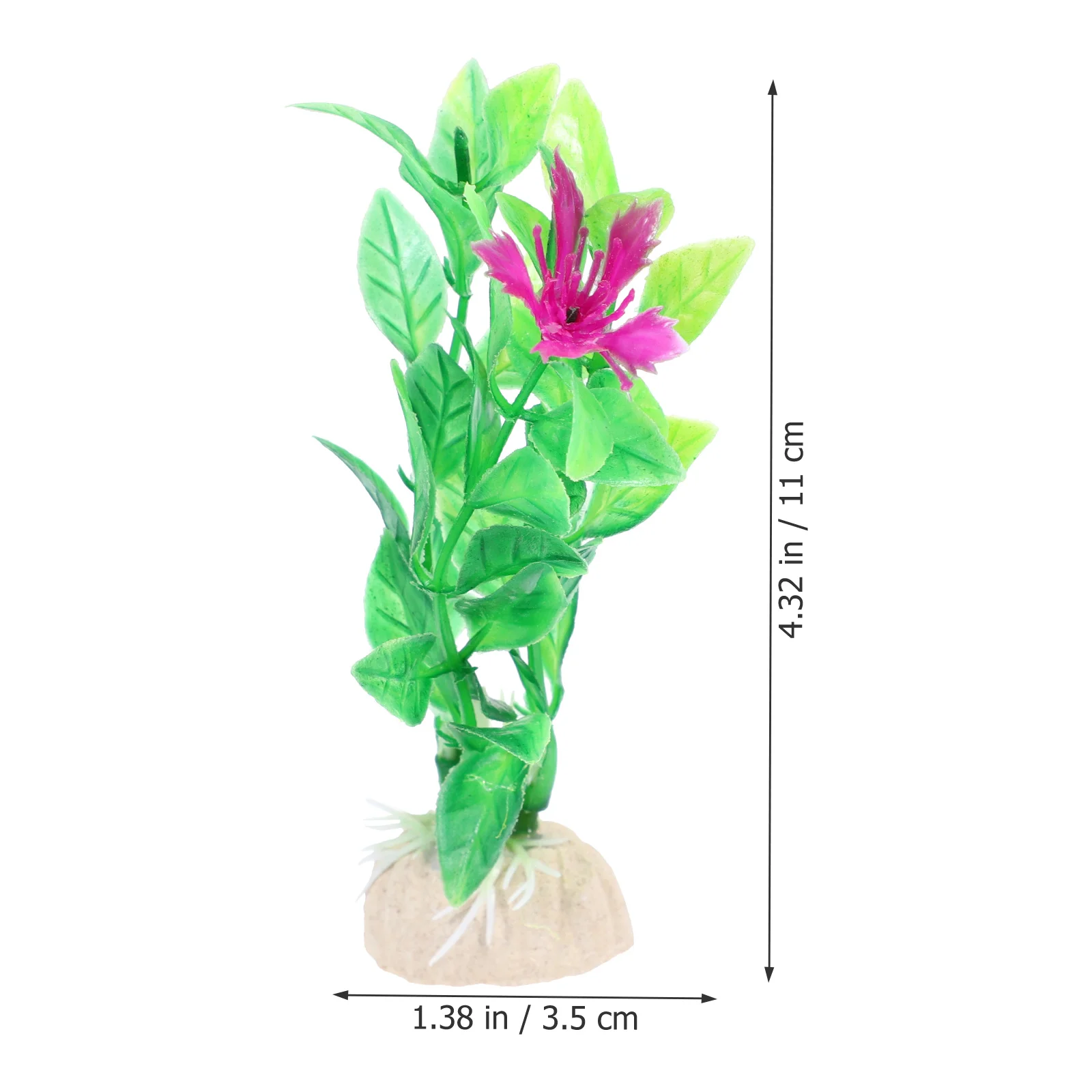 

20Pcs Premium PVC Artificial Aquatic Plants Fish Tank Reptile Terrarium Decoration Safe Durable Plastic Ornament