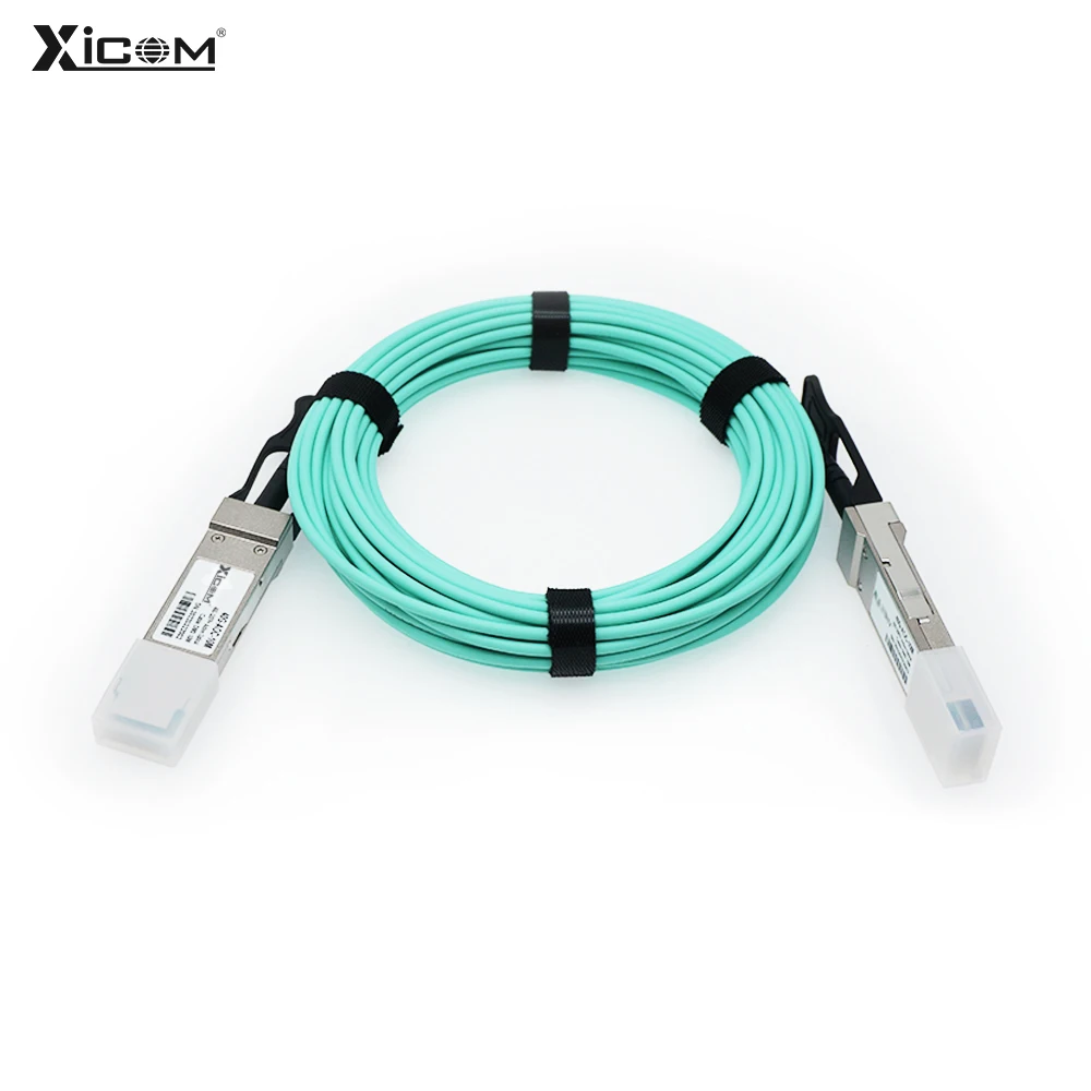 Imagem -05 - Cabo Ótico Ativo de 10g Sfp Mais 40g Qsfp Mais Aoc10gbase Sfp Cabo 1-100m para Cisco Huawei Mikrotik hp Intel... Etc Switch