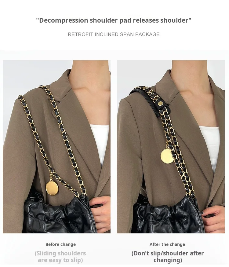HAVREDELUXE Bag Strap Clip For CHANEE 22 pad Decompression Shoulder Pad Anti-wear Buckle Protection Sheet Chain Accessories