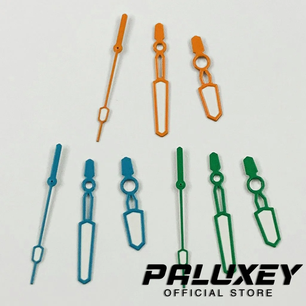 ตัวชี้นาฬิกาเคลื่อนไหวสำหรับ Nh35ตัวชี้ NH35/NH36/4R/7S สีเขียวสำหรับ Jam Tangan hijau