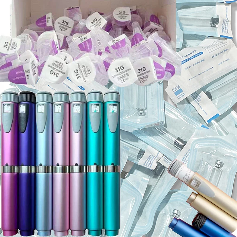 Portable Insulin Pen for 3ml Diabetic Injection Cassette Bottles Needles Anti-wrinkle Magic Pen