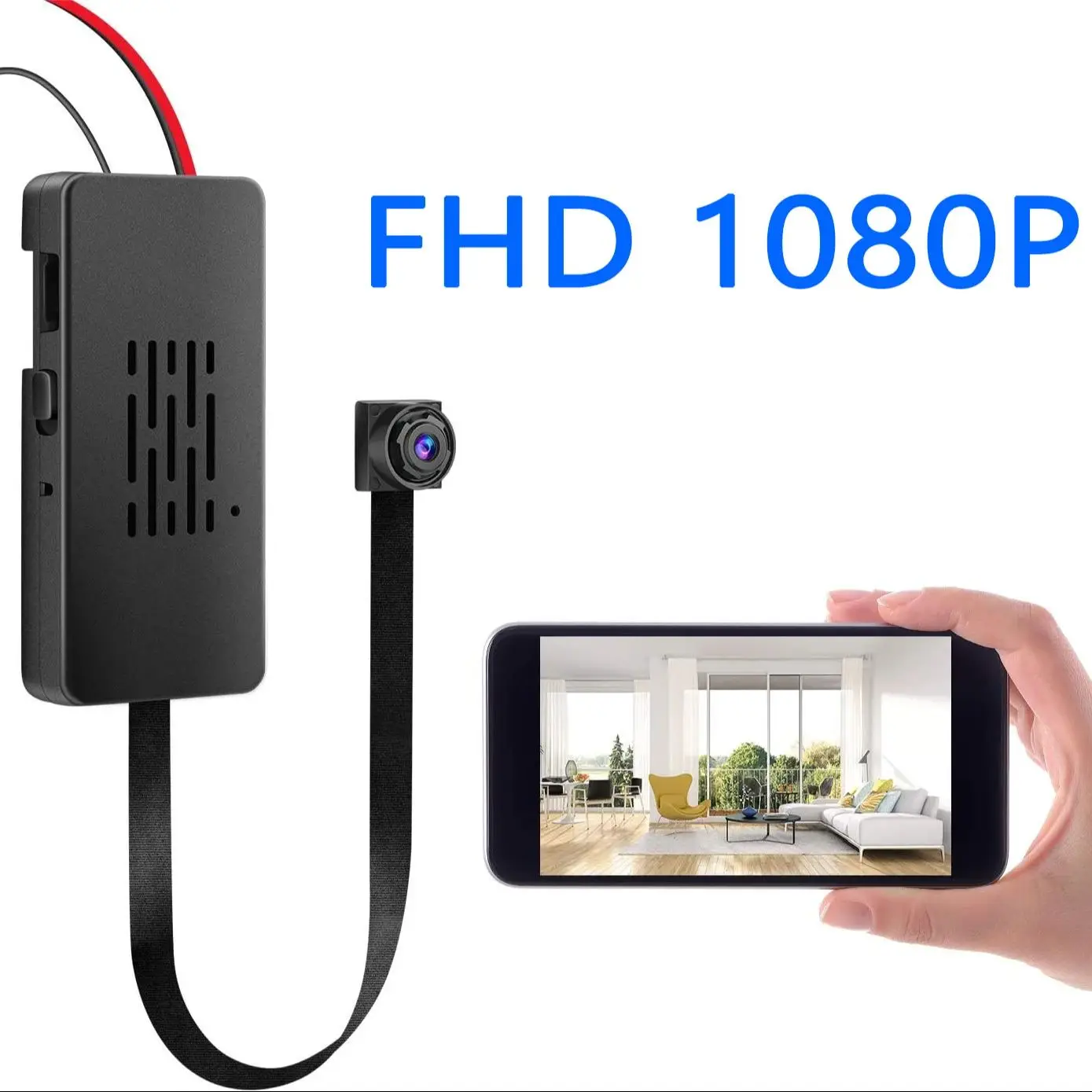 

WiFi Camera,FHD 1080P,Video Recorder,DIY Module Wireless,Real Time Home Security Protection for Kids