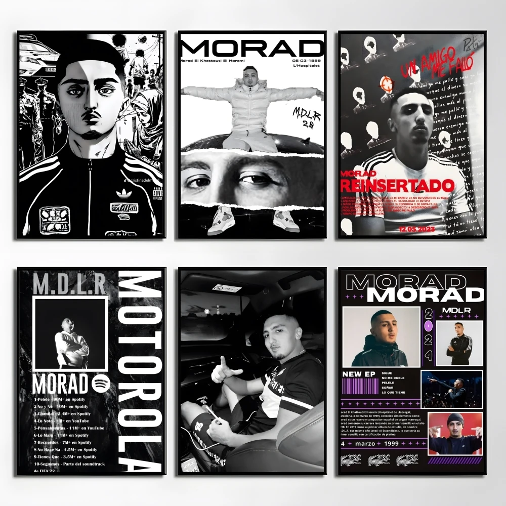 

Rapper Singer M-Morad Poster Elegant And Affordable Wall Art Stickers For Dormitory Living Room And Bedroom Spaces