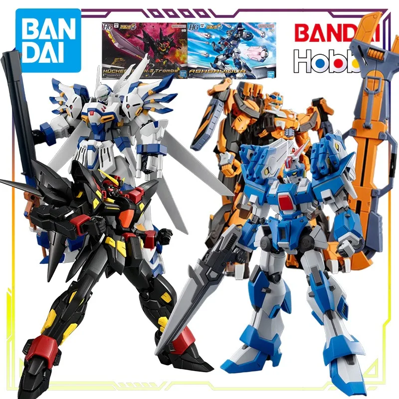 

BANDAI Original HG Super Robot Wars Series Ash Savior Action Figure Assembly Model Toys Movable Model Ornaments Gifts for Boys