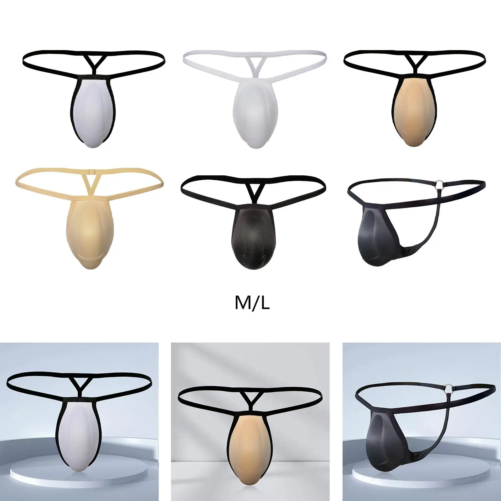Sponge Protective Pad for Men Swim Briefs Thong Pouch Invisible Enhancer Cup Soft