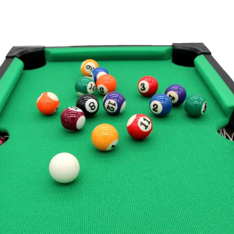 25mm Mini Eco-friendly Resin Billiard Ball Multi-shot Molding Table Balls Kids Toys for Leisure Sports