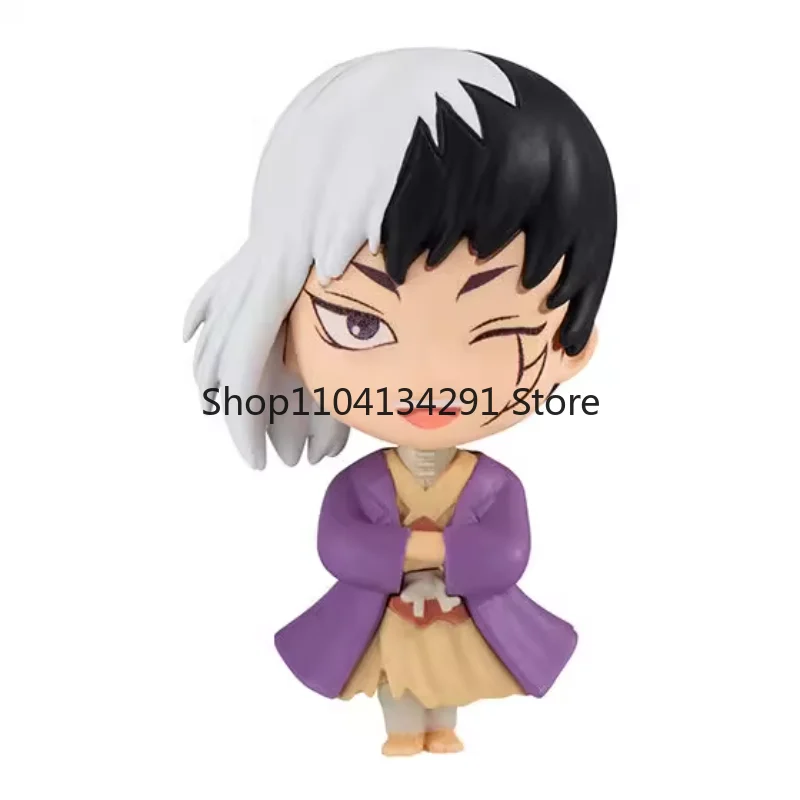 Original Bandai Gashapon Stone Age: Senkuu, Gen, Asagiri, Stanley, Snyder - Anime Figure Collectible Toy for Kids