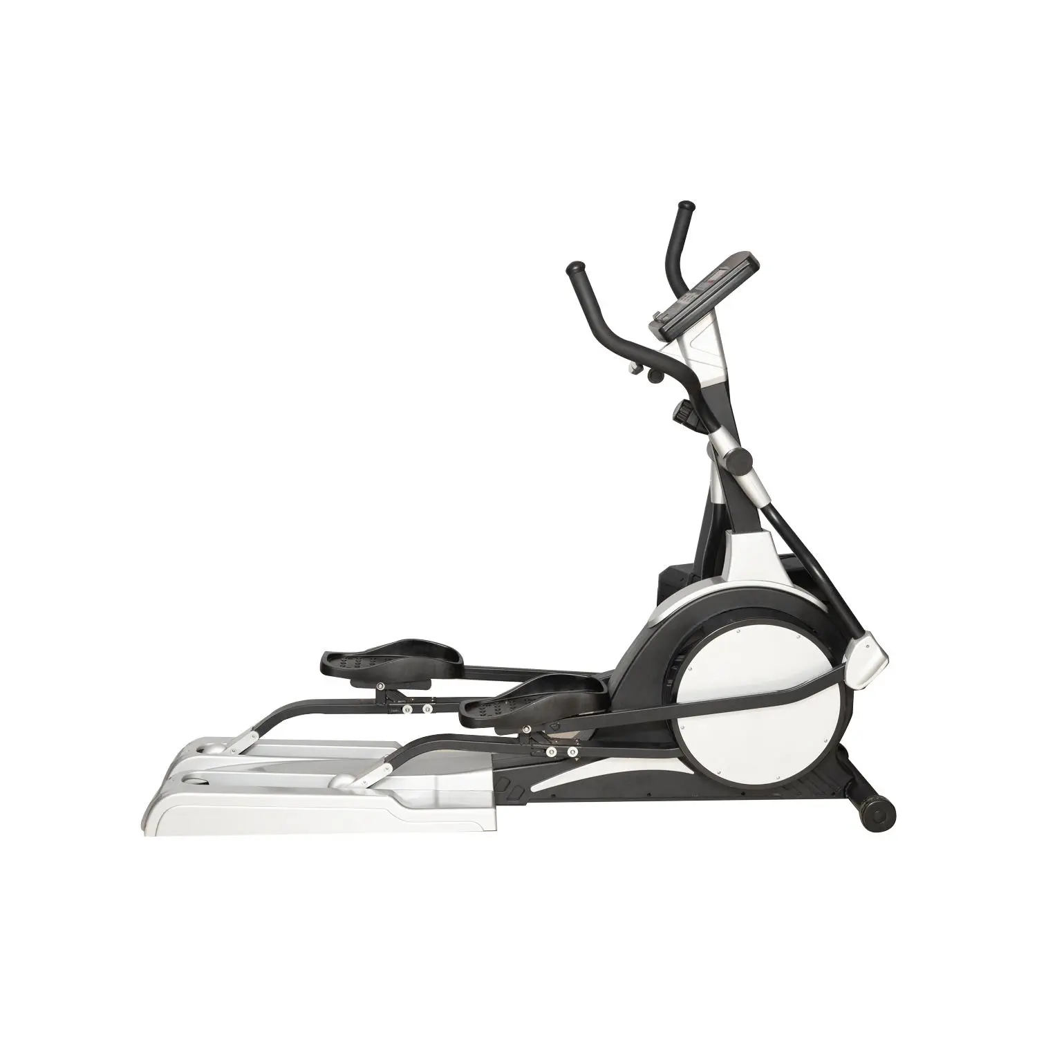 الاستخدام التجاري، تصميم قابل للطي للدراجة ومدرب متقاطع، معدات اللياقة البدنية مع عجلات للتمرين اليدوي، مناسبة لصالة الألعاب الرياضية والمنزل #3