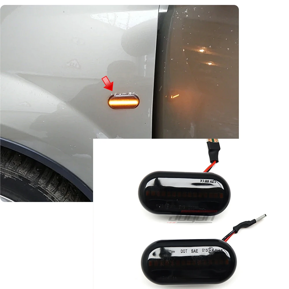 For Nissan INTERSTAR PRIMASTAR KUBISTAR X70 X83 X86 Led Dynamic Turn Signal Light Side Fender Marker Sequential Blinker Lamp