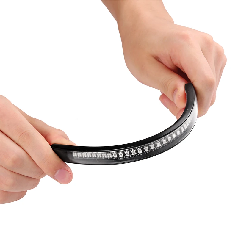 Motorcycle LED Tail lamp Plate Light Brake Stop Turn Signal Strip for YAMAHA X R MT-10 FJ1200A Aprilia DORSODURO 1200 750 - Image 4
