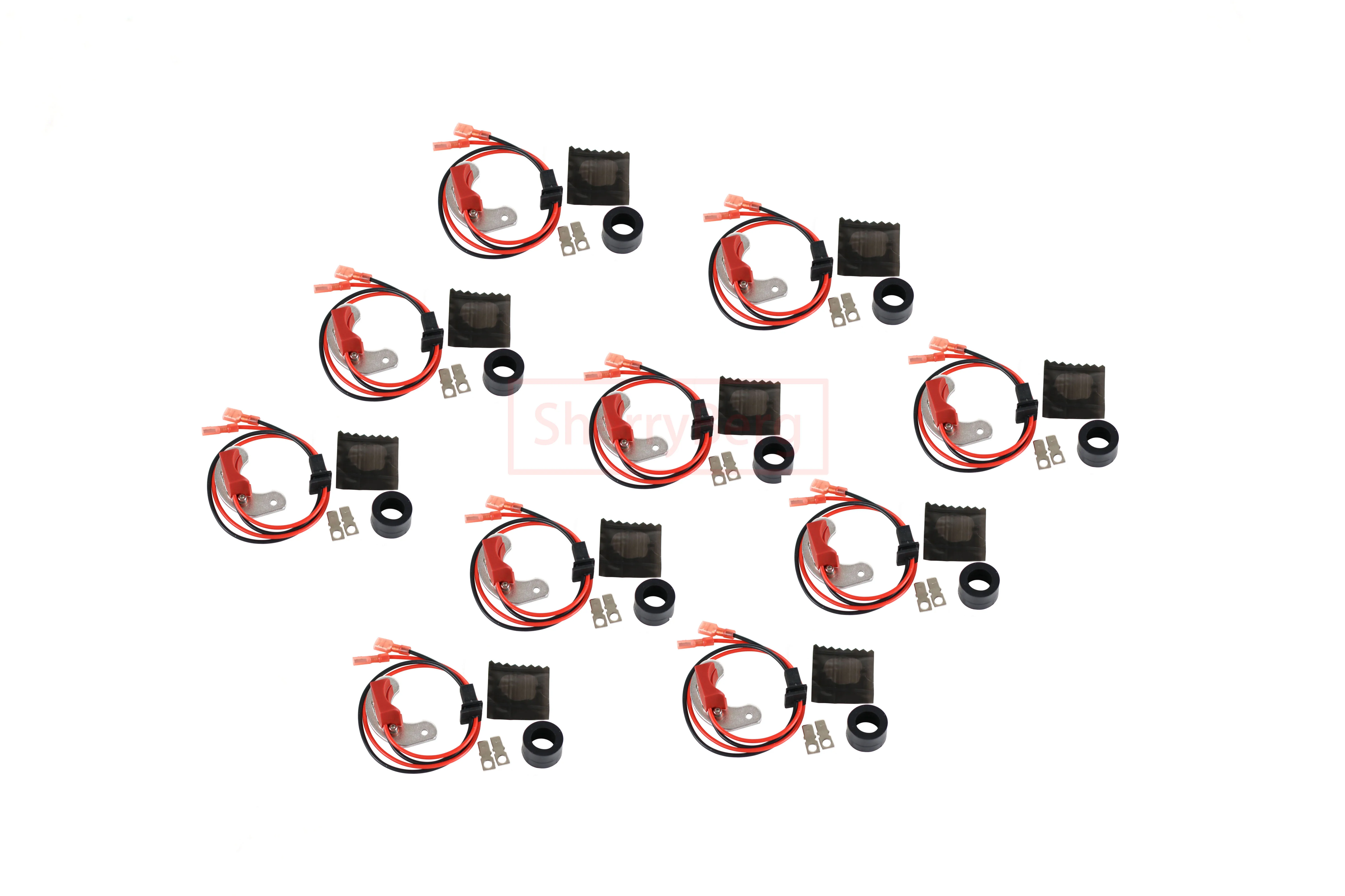 SherryBerg 10PCS AS SET Electrical KIT Electronic Ignition Module Distributor for Beetle Combi Bug Bus Ghia Buggy Stand AC905535