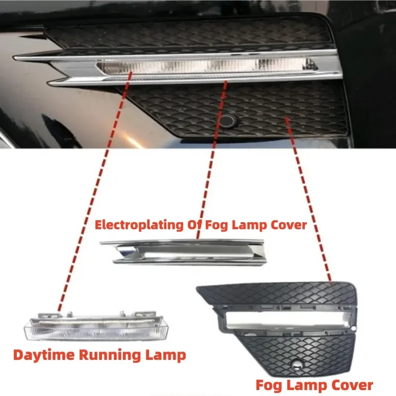 Automotive Front Bumper Fog Lamp Decorative Accessories For Mercedes Benz ML-Class W166 ML300 ML320 ML350 ML400 ML500 2012-15