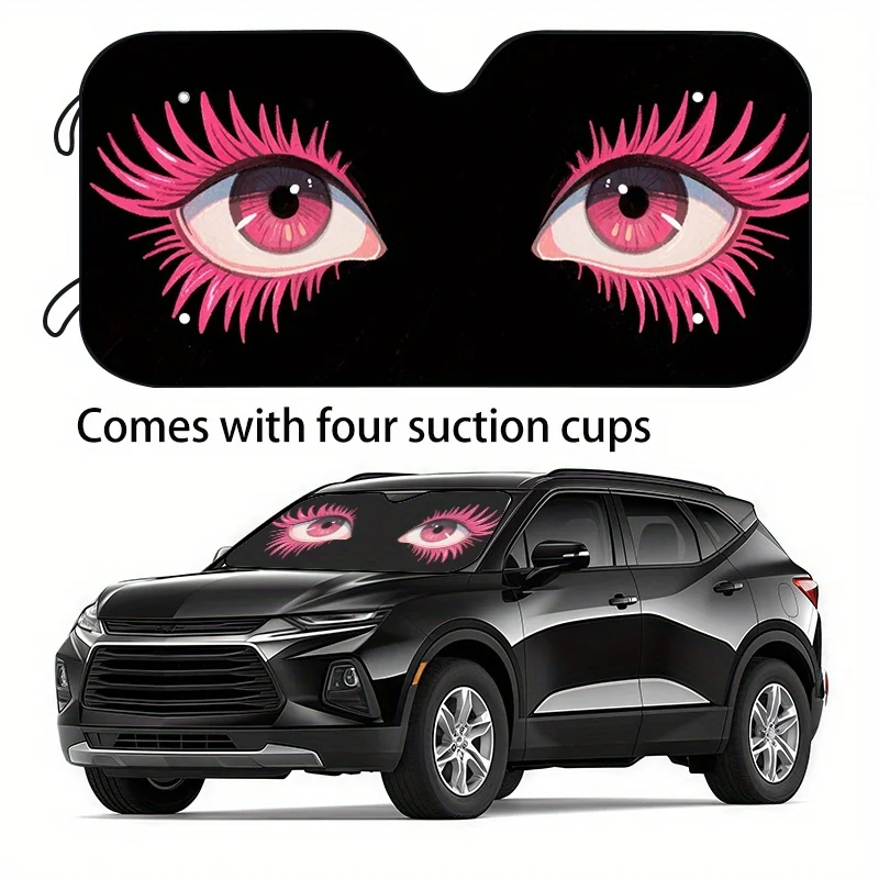 

1pc Fun And Humorous Animal Car Sunshade, 2 Sizes Available - Universal Fit, Perfect Holiday Gift For Your Vehicle. Keeps Your C
