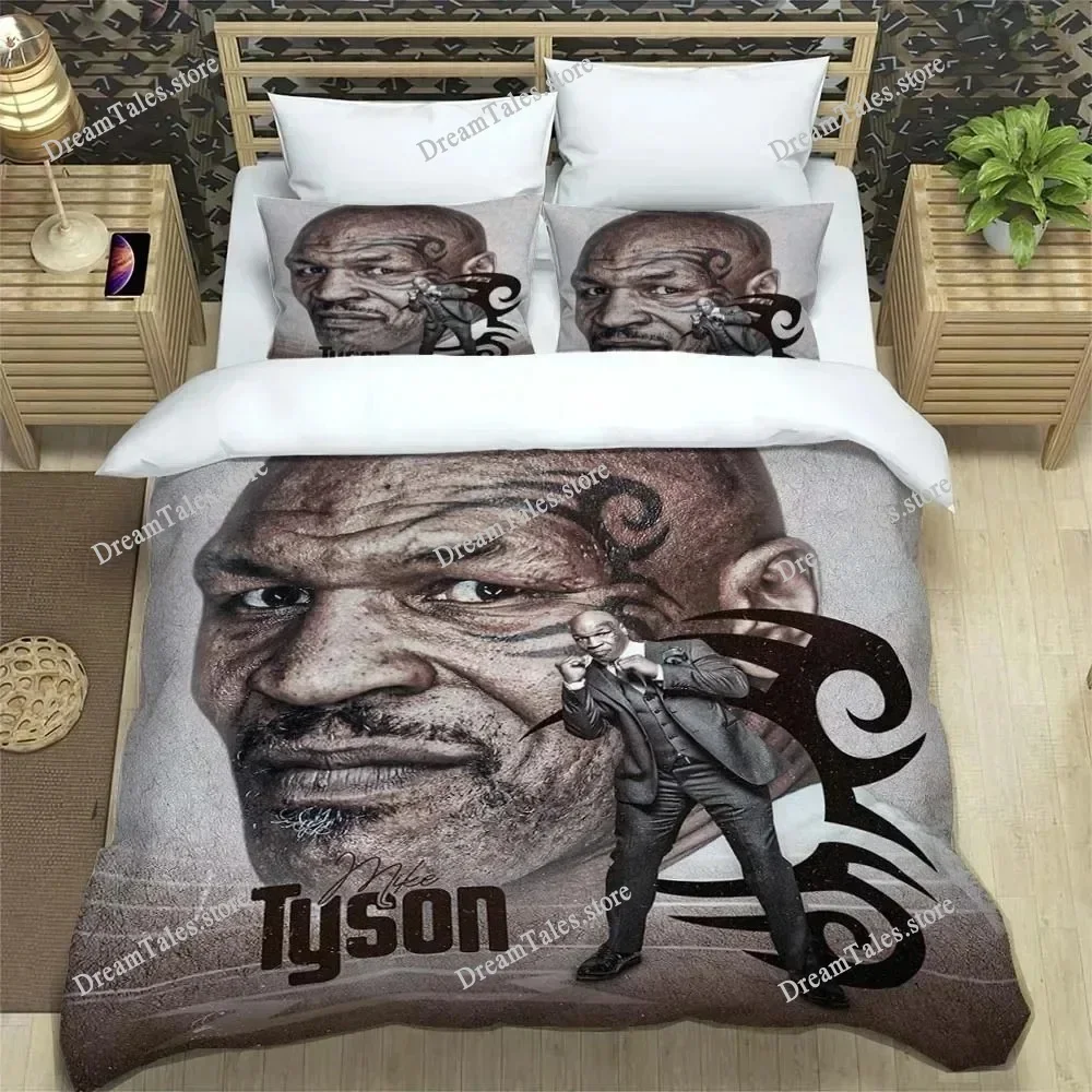 

Boxing Champion Mike Tyson Fashion 3D Printed Bedding Queen Bedding Set Customized King Size Bedding Set Soft and Comfortable