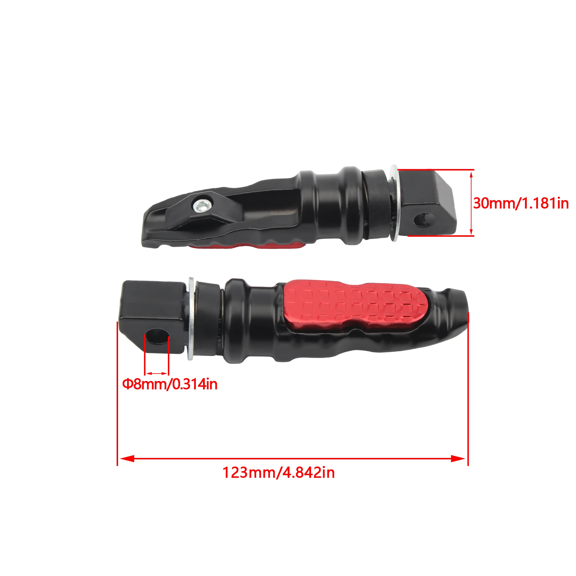 أوتاد قدم الركاب الخلفي غير القابلة للانزلاق للدراجات النارية العالمية لهوندا كاواساكي هارلي KTM إندورو أجزاء الدراجة الترابية موتوكروس المعدلة