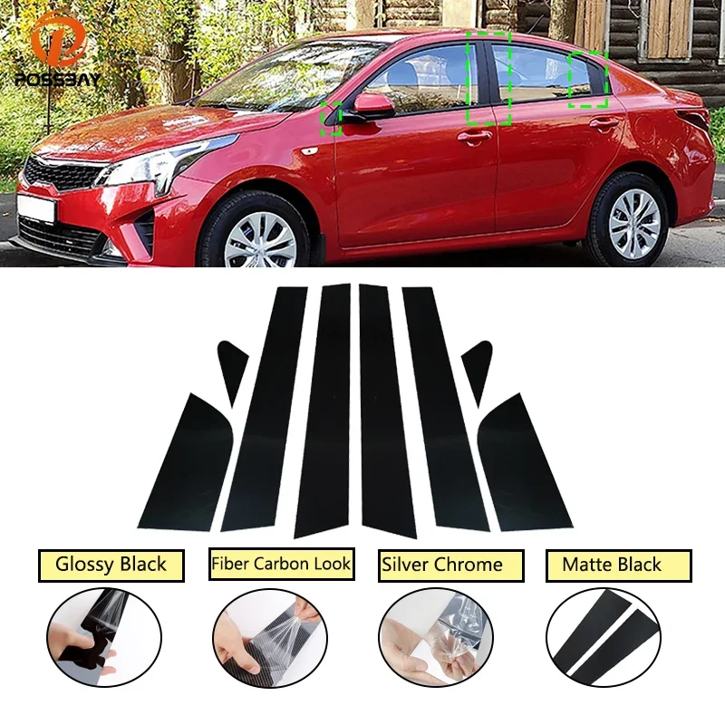 8Pcs Car Stickers A… - image