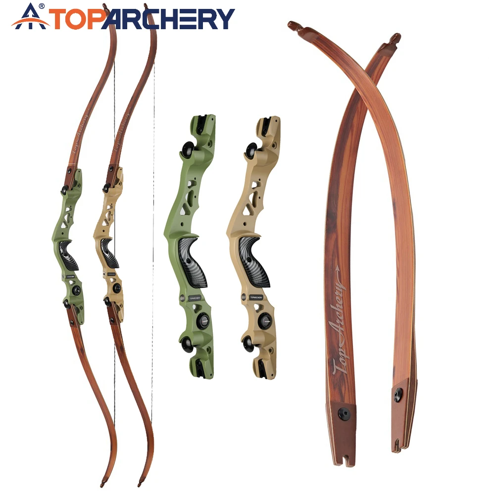 

25-60lbs 62'' ILF Bow Recurve Bow with Wooden limbs Take Down Bow For Outdoor Archery Practice