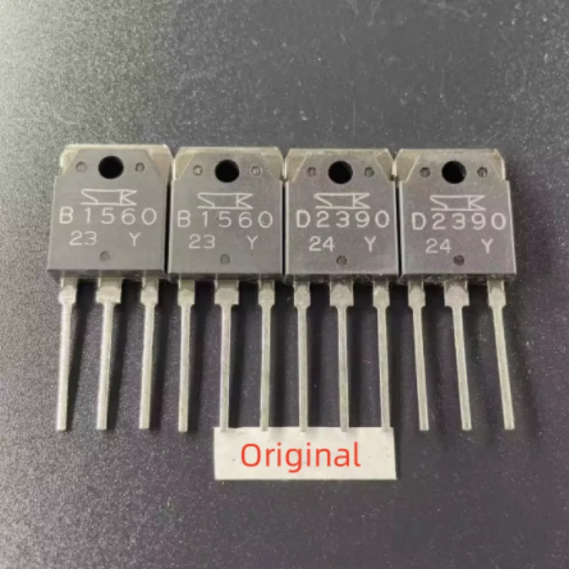 B1560 D2390 2SB1560 2SD2390 NEW Original Genuine Chip Audio Amplifier Pairing Tube TO-3P