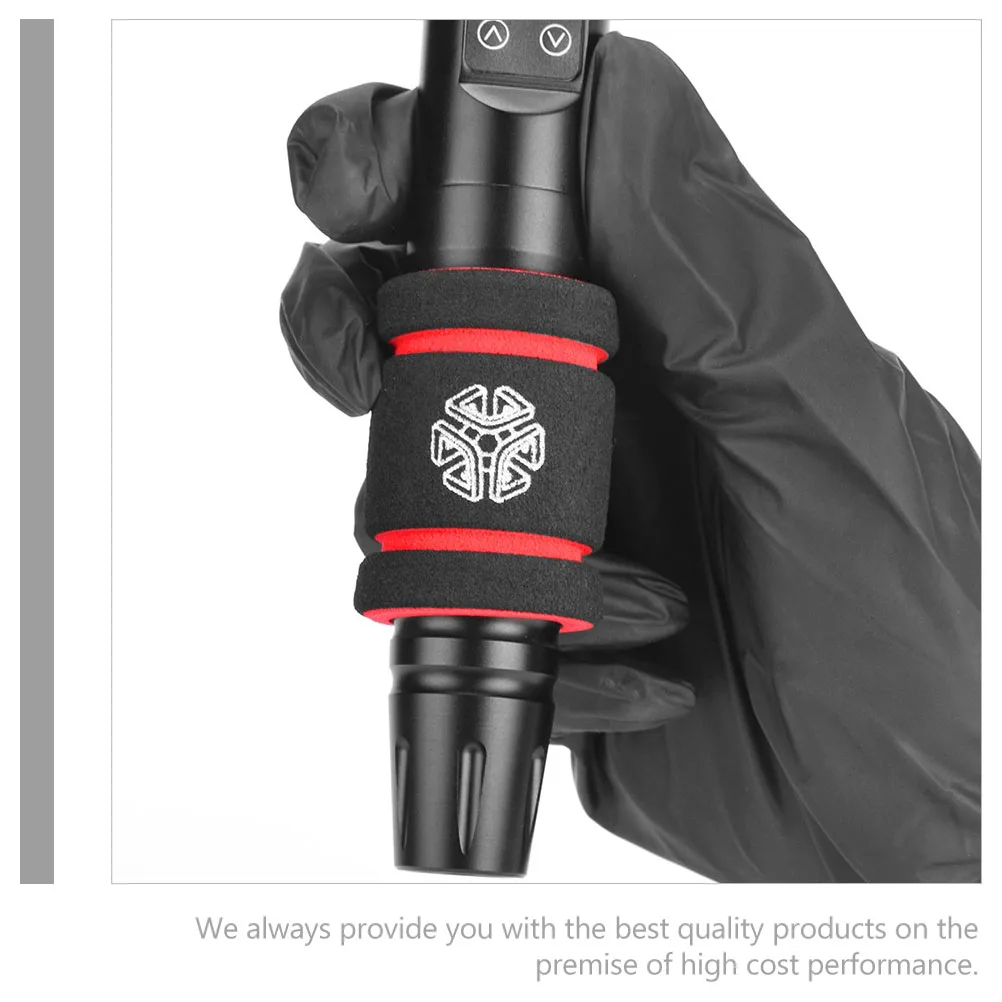 

12 Pcs Anti-slip Handle Cover Tattoos Grip Antis Adhesive Tape Protective Sleeve Durable Sponge Supple Thick Tube Humanized