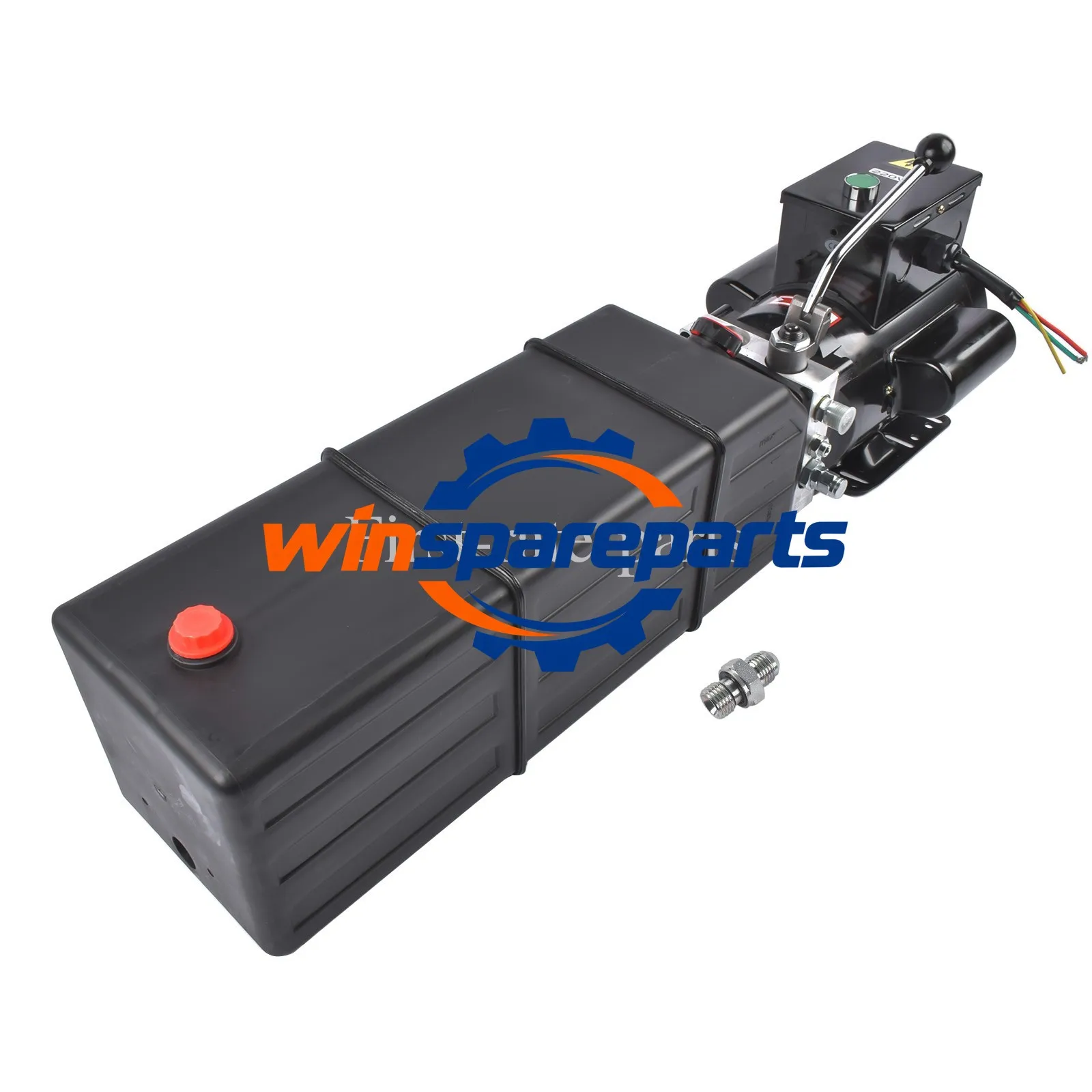 16Quart Single-Acting Hydraulic Pump – Fully Assembled 220V Hydraulic Power Unit