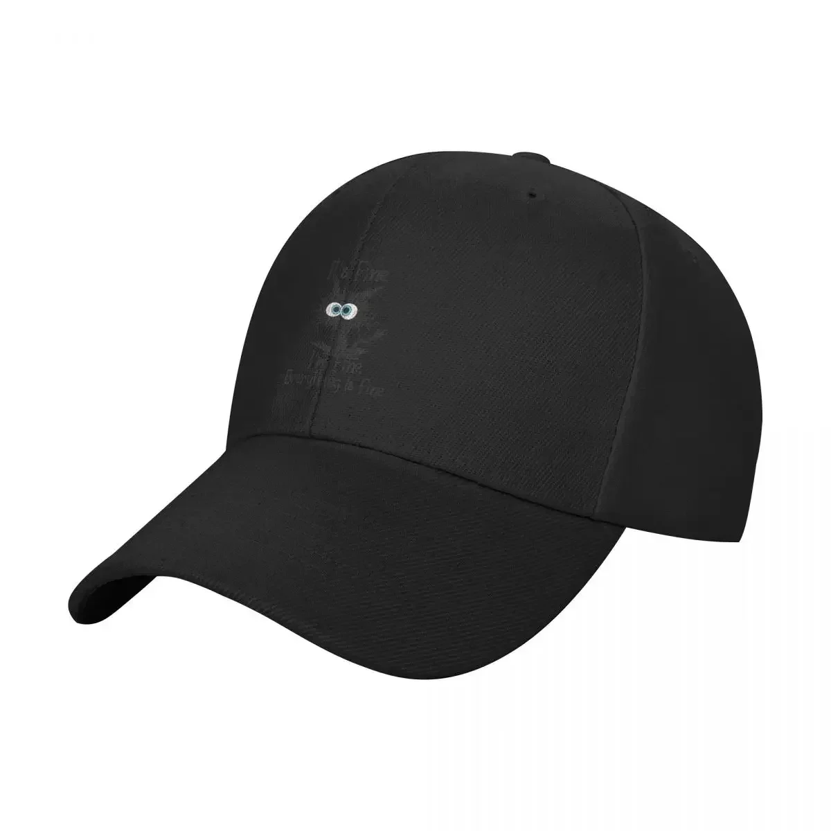 2026 Its Fine Im Fine Everything Is Fine Funny Black Cat Baseball Cap Hat Beach Golf Hat Man hard hat Women Hats Men's