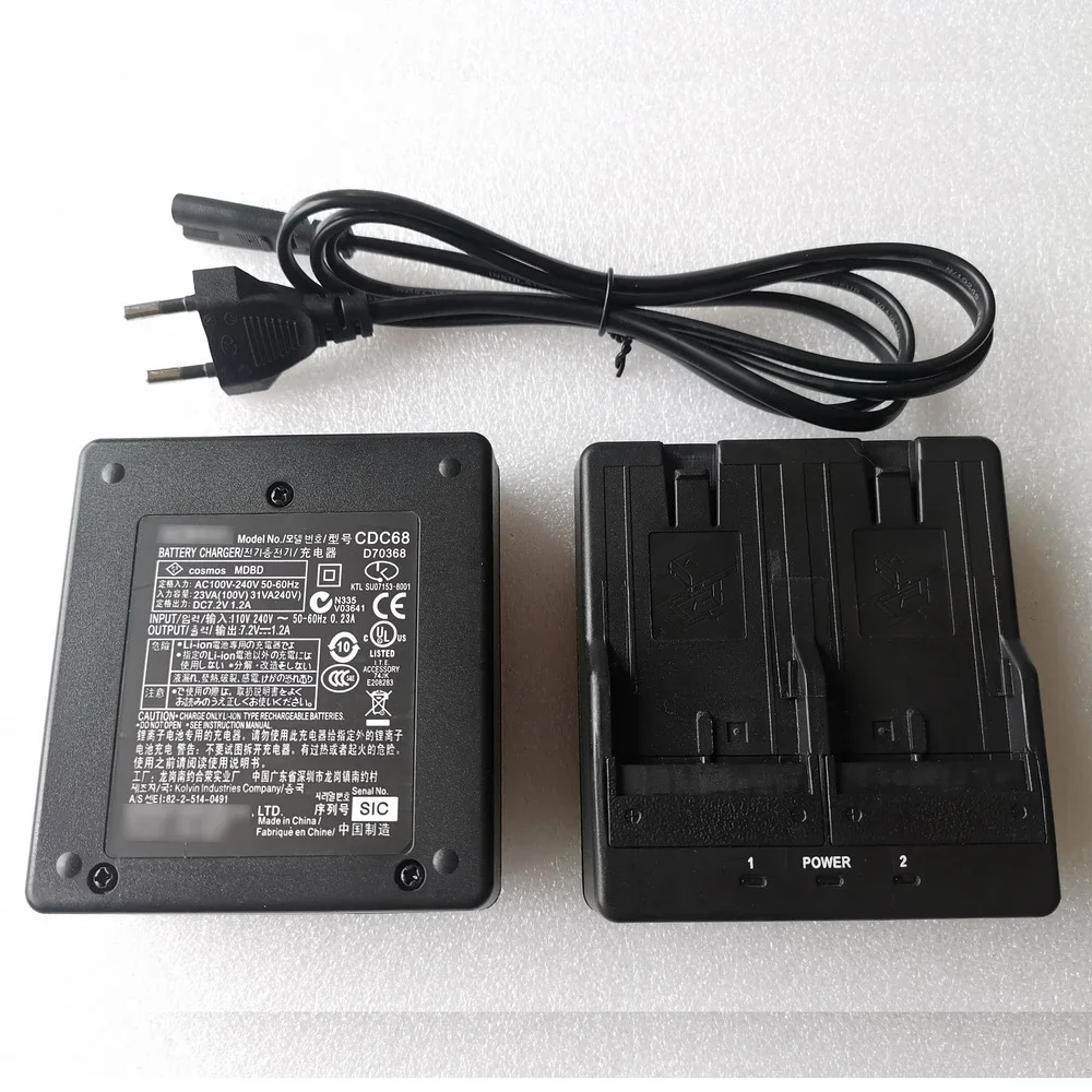 1pc High Quality and 100% Brand-new Dual Charger CDC68, CDC68D for BDC46B, BDC46A, BDC46C, BDC58, BDC70, BT-L2 Battery