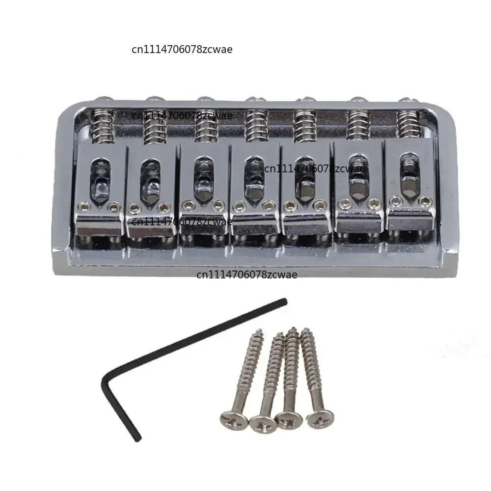 for 1pcs 7 String  Electric Guitar  Bridge  with Screws Wrench Guitar Parts & Accessories  Black/Gold/Silver